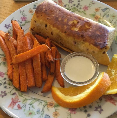 burrito  at The Tin Thistle Garden Cafe in North Bend