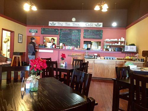 Order at the counter  at The Tin Thistle Garden Cafe in North Bend
