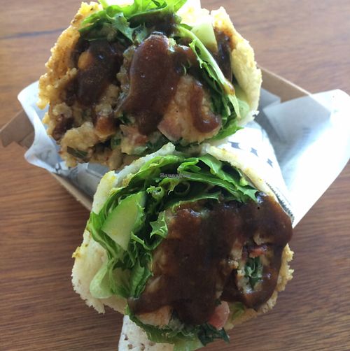 Falafel wrap  at Nalinis Wholesome Streetfood - Bondi Junction in Bondi Junction