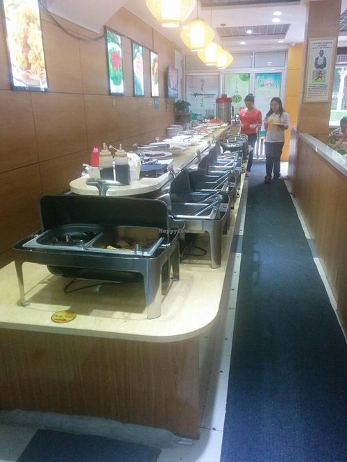 the buffet at Fu Tian Yuan in Shanghai