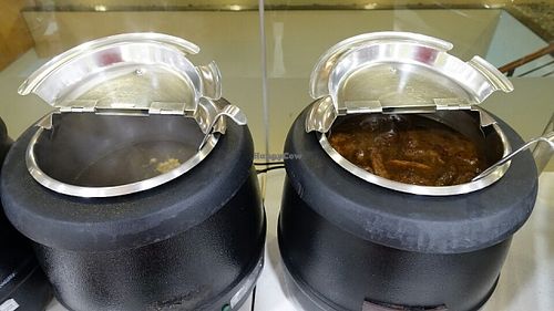soup pots   at Supreme Vege 善心缘 - Bras Basah in Central Singapore