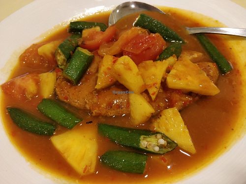 Nonya cod fish at Supreme Vege 善心缘 - Bras Basah in Central Singapore