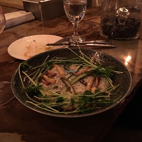 Basmati Rice, Aspergus at Avant Garden in New York City