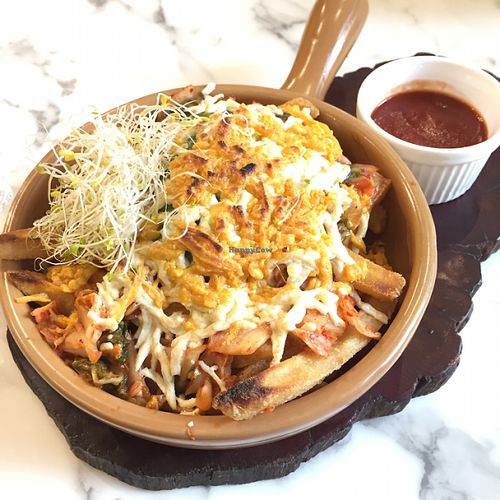 Fire on fries  at OVOCafe - Central in Hong Kong Island