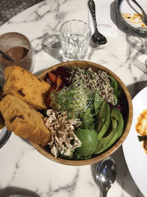 Salad at OVOCafe - Central in Hong Kong Island