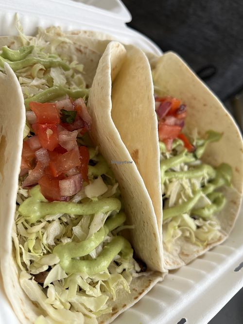 Black bean tacos   at Real Raw Organics in Ocean City