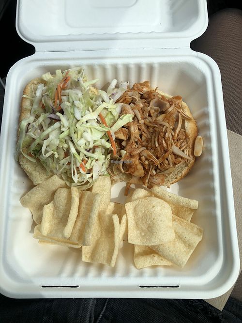 BBQ jackfruit and quinoa chips  at Real Raw Organics in Ocean City
