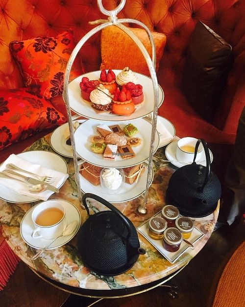 Vegan High Tea at the Shangri-La Paris. A unique experience in a gorgeous setting.  at Shangri-La Hotel - La Bauhinia in Paris