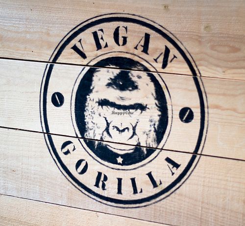 logo at Vegan Gorilla in Nice