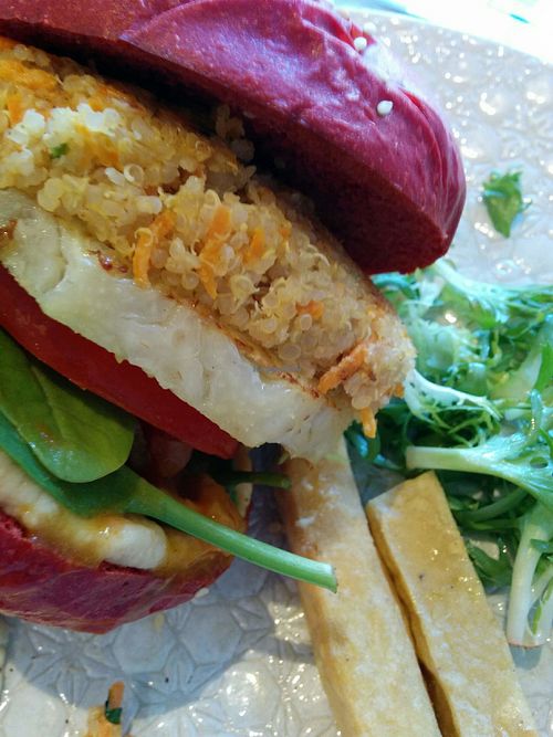 Serotonin Burger at Serotonin Eatery in Burnley