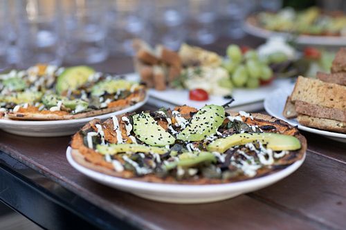 The EPIC avo Vegan pizza at the monthly Serotonin Education Masterclasses!  at Serotonin Eatery in Burnley