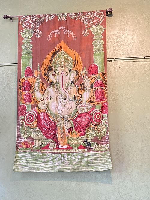 Love the decor   at Annapurna's World Vegetarian Cafe - UNM in Albuquerque