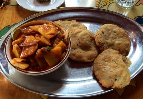   at Annapurna's World Vegetarian Cafe - UNM in Albuquerque