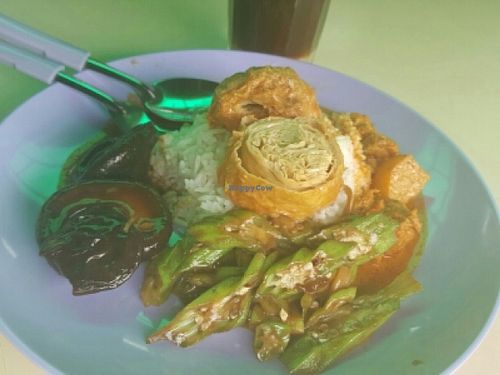 looks simple ,but the taste is super delicious at Fortune Tree Vegetarian Food Stall in Central Singapore