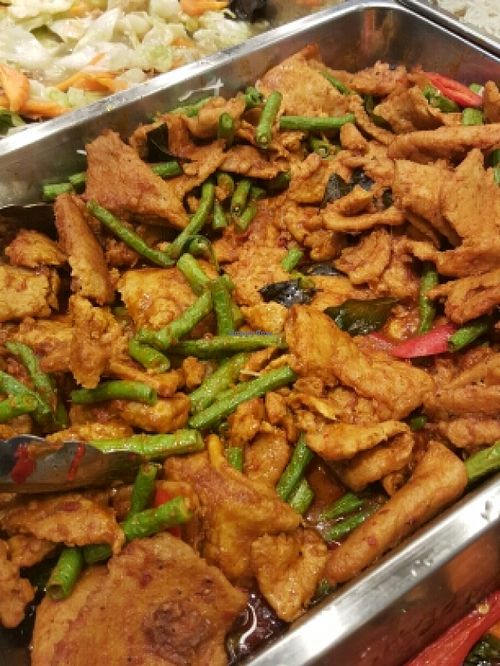 咖哩素肉 at Fortune Tree Vegetarian Food Stall in Central Singapore
