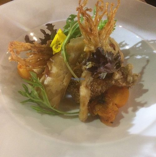 tempura starter at V Series in Kew