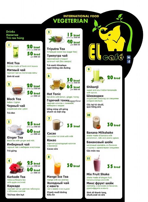  at EL Cafe International Vegan Food in Phan Thiet