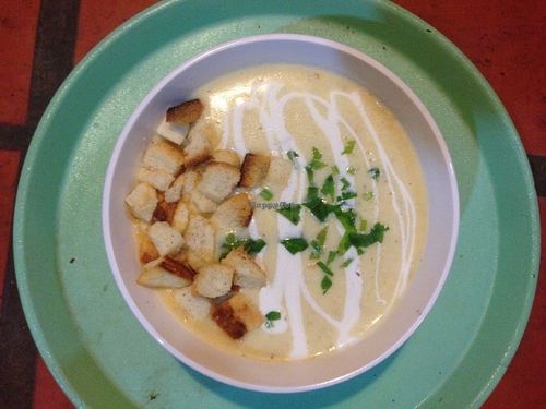 Vegan Cheese Soup at EL Cafe International Vegan Food in Phan Thiet