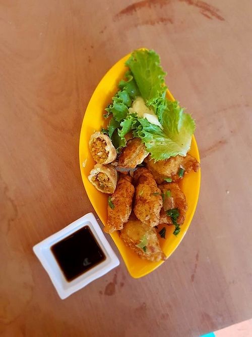 #fresh #fried #momo #Everyday #Elcafe at EL Cafe International Vegan Food in Phan Thiet