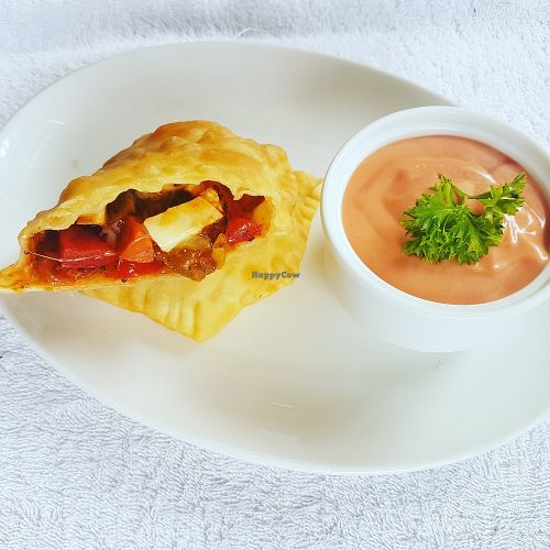 Sambusa  at EL Cafe International Vegan Food in Phan Thiet