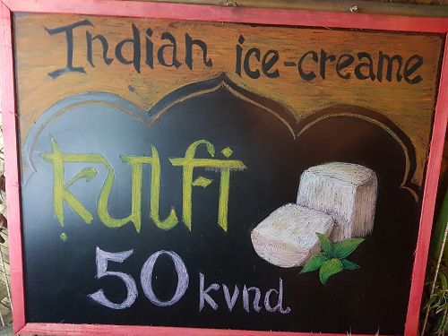 Vegan ice cream at EL Cafe International Vegan Food in Phan Thiet