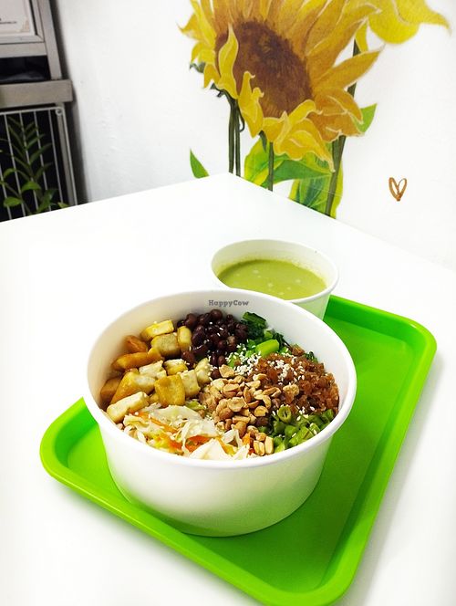 Thunder Tea Bee Hoon Set at Living Wholesome 生活天然健康素食 - Bukit Timah in Central Singapore