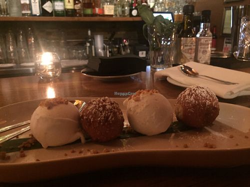 Fried Banana Dessert at Green Elephant Vegetarian Bistro & Bar in Portsmouth