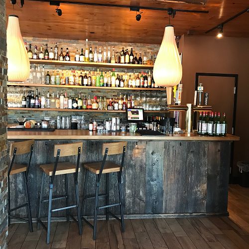 bar at Green Elephant Vegetarian Bistro & Bar in Portsmouth