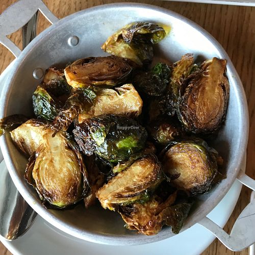 Brussels sprouts at Green Elephant Vegetarian Bistro & Bar in Portsmouth