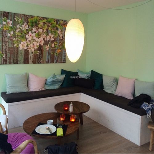 Cozy corner at s'Teeblatt in St Gallen