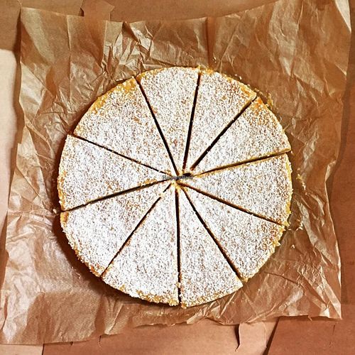 Cashew cake with orange at Chocolate Bar in Bishkek