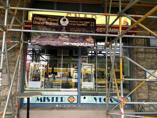 outside at Mister Vegan in Berlin