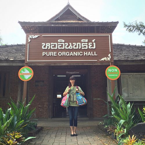 bring your own bags :) at Organic Farmers' Market Chiang Mai in Chiang Mai