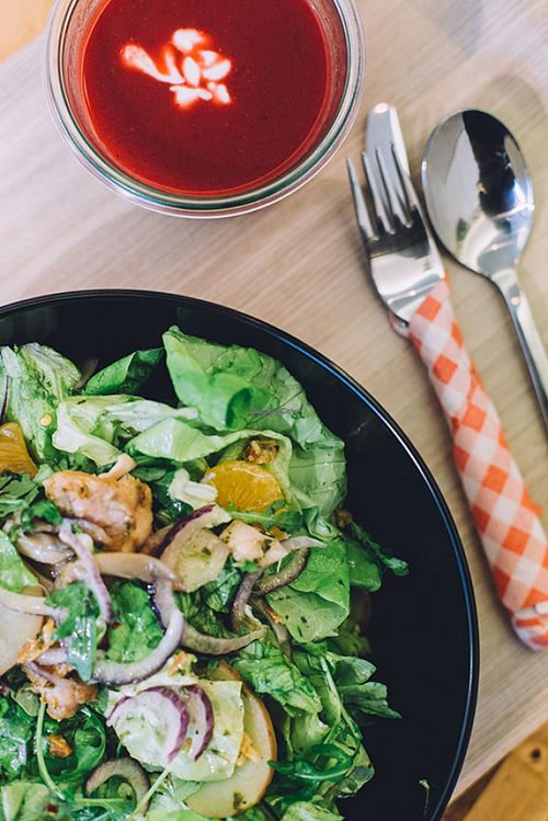 Salad of the day  at De Sladerij in Hasselt