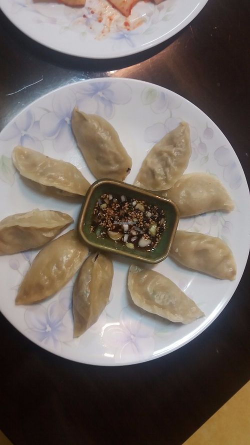 Dumplings at Chorokddeul Green Field - 초록뜰식당 in Seoul