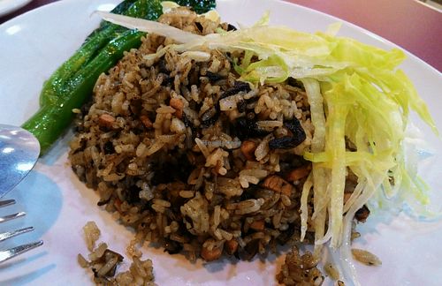 Olive Fried Rice at Vegan Paradise Food Stall in East Singapore