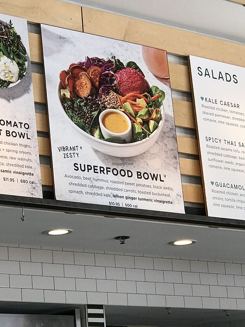 Superfood bowl (vegan)  at sweetgreen in Fairfax