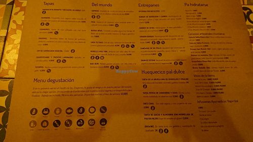 tasty. perfect.  at El Jardin de los Dragones in Murcia