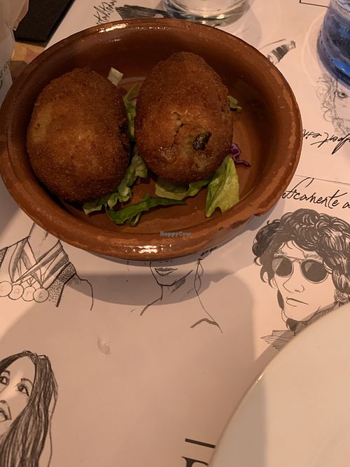 Croquetas  at El Jardin de los Dragones in Murcia