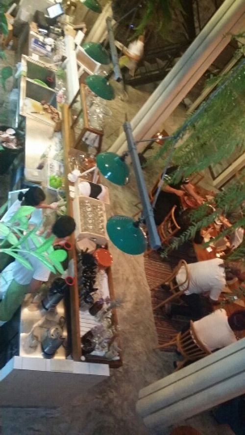 view from above  at Broccoli Revolution - Sukhumvit Rd in Bangkok