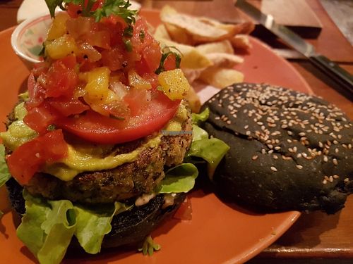 Burger  at Broccoli Revolution - Sukhumvit Rd in Bangkok