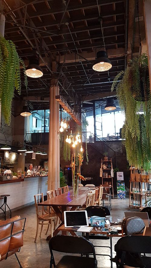 Interior downstairs at Broccoli Revolution - Sukhumvit Rd in Bangkok