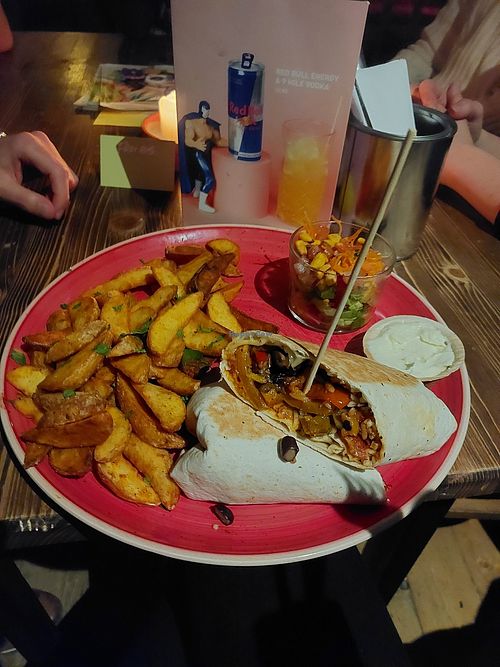 Vegan Burrito at Sausalitos in Hamburg