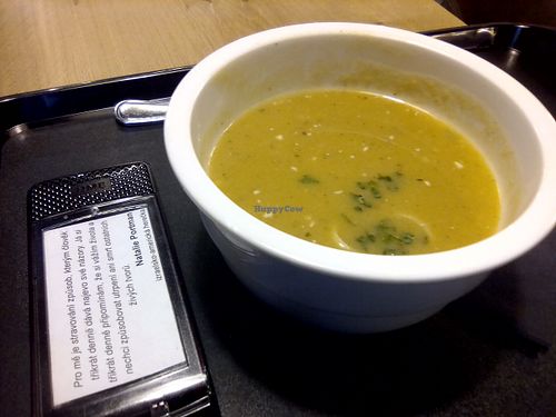 Pumpkin soup at Forky's - Jakubské Nam. in Brno