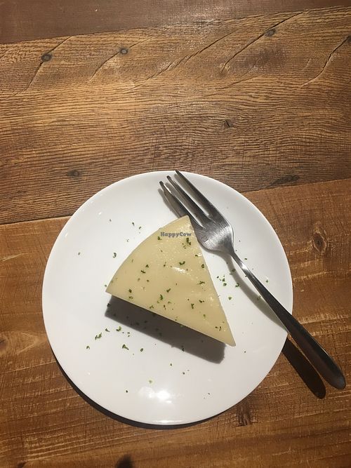 Small but DELICIOUS lemon cake   at Tzung Yě Shū Shí - Vegan Ramen in Hsinchu