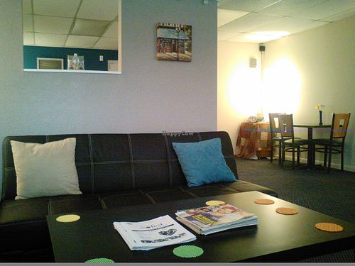 Additional lounging room where you can hold meetings at New Leaf Cafe in Tampa