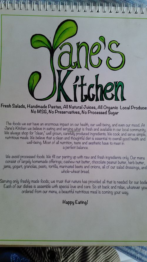 Description. at Jane's Kitchen in Chiang Mai