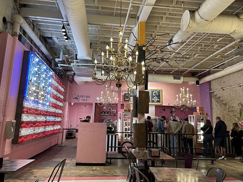 Inside   at Voodoo Doughnuts - E 6th St in Austin