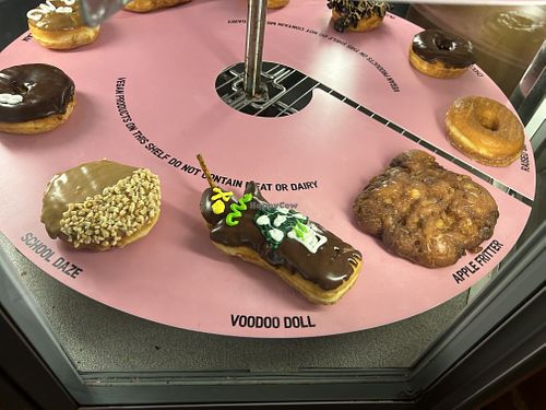 Vegan options   at Voodoo Doughnuts - E 6th St in Austin
