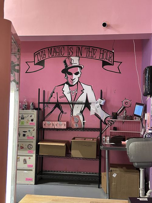 Inside   at Voodoo Doughnuts - E 6th St in Austin